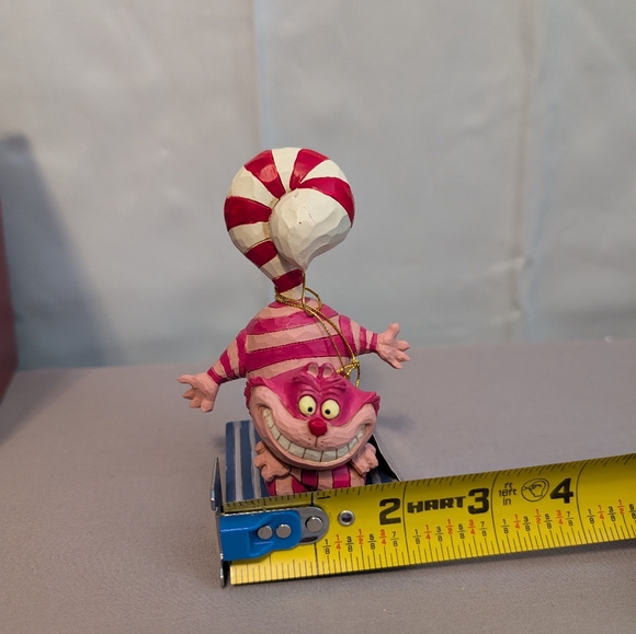 Disney Collection Cheshire Cat Candy Cane Cheer Jim Shore Figurine - Picture 5 of 5
